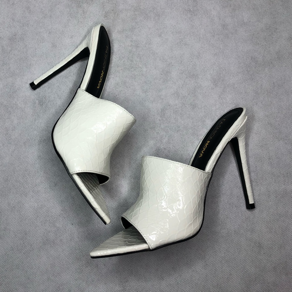I Want To Know Heeled Sandals - White Fashion Nova